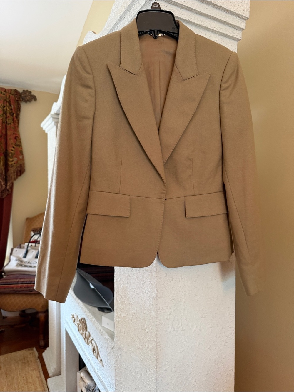 Gucci Camel Tan Women's Blazer Jacket